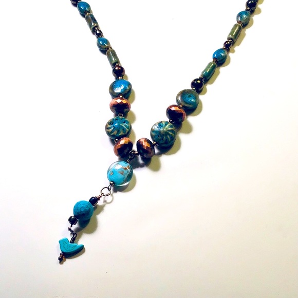Handmade “The New Bird” Statement Necklace - Picture 5 of 8